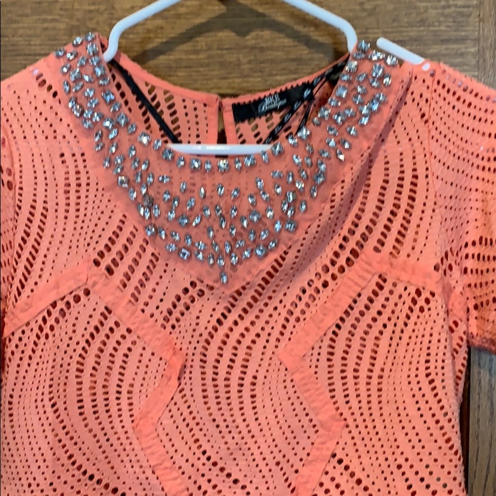 Peach colored top